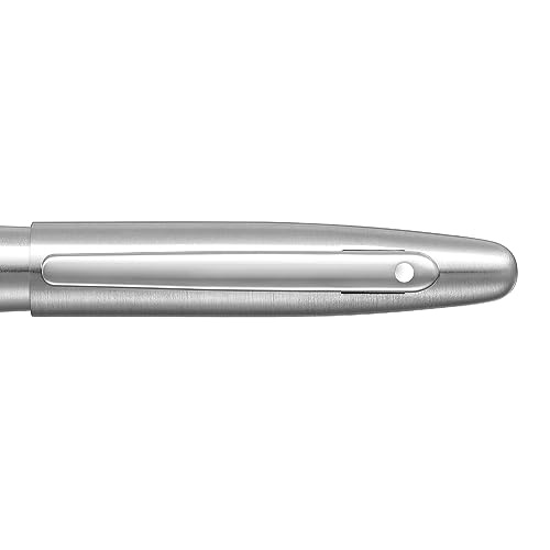 Stylo roller Sheaffer VFM 9426 en chrome brossé et attributs chromés - 4