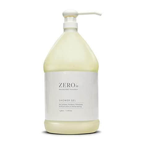 Gilchrist & Soames Zero% Unisex Shower Gel and Body Wash - 1 Gallon - Light and fresh Gently Cleansing Zero Parabens Sulfates and Phthalates
