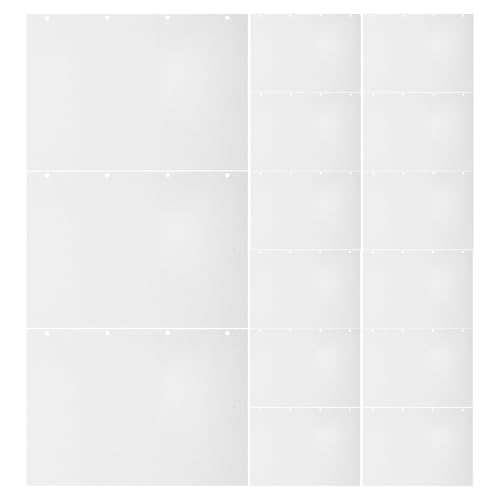 DIYEAH 40 Hojas Sueltas De Recambio Para Álbumes De Recortes Cuadernos Y Agendas Hojas Perforadas De Repuesto