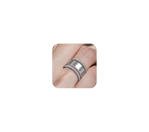 18K Gold Plated Stacking Rings for Oura Ring, Rhinestone Diamond Style, Smart Health Ring Accessories for Women