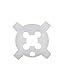 Campbell Polyethylene Snap-In Cable Guard 1-1/4 in. x 6 in. L