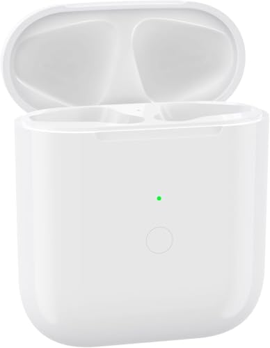 Boîtier de charge pour AirPods 1 et 2 boîtier sans fil USB-C avec bouton appairage