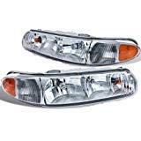 Monaco Camelot 2005-2011 RV Motorhome Pair (Left & Right) Replacement Front Headlights with Bulbs