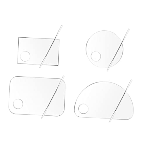 FRCOLOR Espátula De Liquidificador Para Base Bandeja De Servir Quadrada Raspador De Unhas 1 Conjunto