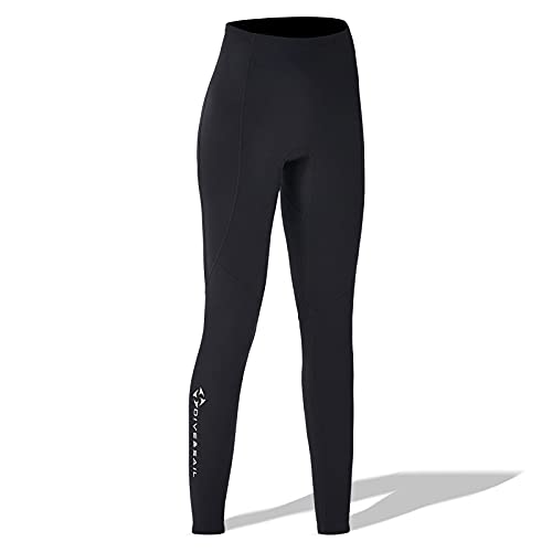 Festnight Hombres Mujeres Pantalones de Buceo de Neopreno de 2 mm Pantalones Largos de Buceo para Buceo con esnórquel Surf