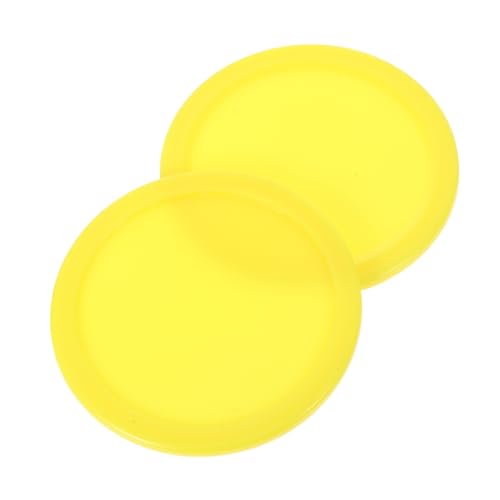 GOOHOCHY 2pcs Hockey Game Training Ice Hockey Plastic Accessories 64mm Skill Improvement Easy to Use