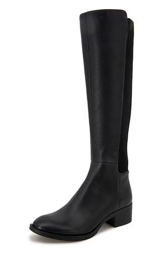 Take Your Style To The Next Level! Best Knee High Boots for Skinny Legs: 12 Perfect Fits for Women Over 50 9 Kenneth Cole Women's Levon Knee High Boot, Black Leather, 9