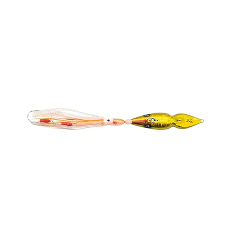 JLC Jig Inchiku Squilla Montaje Pulpito Pesca Jigging (Oro, 150g)