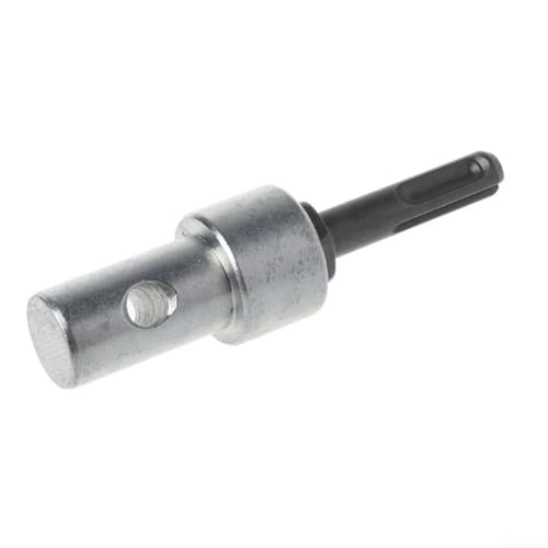 SDS Arbor Connector for Earth Auger with Round Shank and 2 Slots for Electric Drill Use