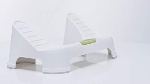 Turbo NadiaLabs Stool - Bathroom Toilet Stool - New Ramp Design + Foot