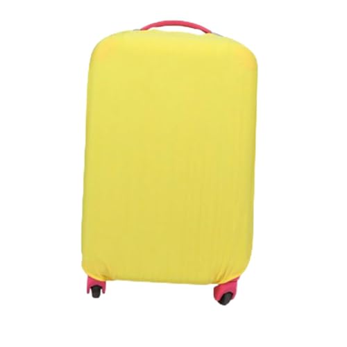 Yardenfun Funda Elástica Protectora para Maleta de Cubierta Antipolvo para Equipaje Mediano Protector de Trolley Case Amarillo y Resistente Arañazos