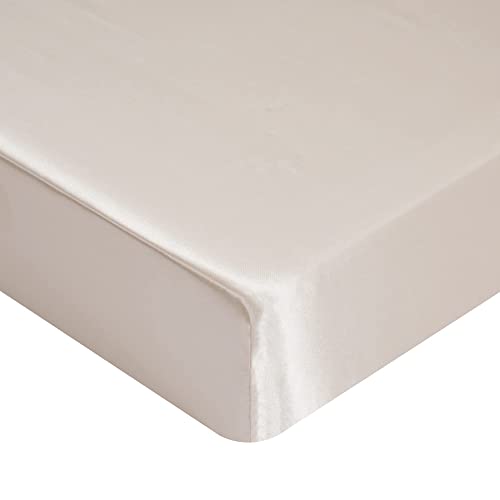 Snoozybean 2 Pack Satin Crib Sheets Neutral Colors Great For Baby With Sensitive Hair And Skin Silky Fitted Crib Sheet For Standard Size Crib Mattress Unisex Toddler Sheets #TOP3