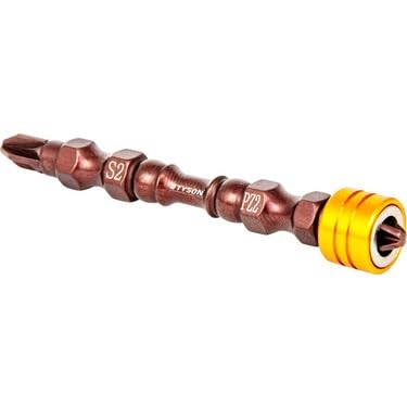 S2 Çelik 65 mm Dayanıklı 2x65 Tyson Profesyonel Mıknatıslı Çift Yönlü Bits Uç Yüksek Torklu Darbeli Matkap Ucu Endüstriyel Tornavida Vidalamaucu PH