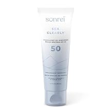 Sonrei Sea Clearly Premium SPF 50 Clear Face and Body Organoshield Sunscreen Gel | UVA, UVB & Antioxidant Enriched, Water Resistance, UV Protection, Vegan, GMO & Gluten Free - 3.4 Fl Oz Pack of 1