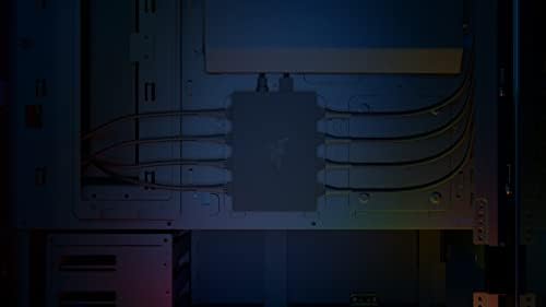 Razer PWM PC Fan Controller - PC Fan Controller (Connect up to 8 Fans, Custom Fan Curve Profiles, Convienient Fan Monitoring, Thin Profile) Black