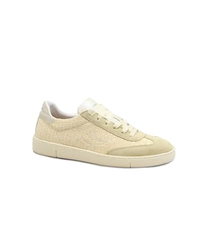 Chaussures en raphia sable Ambitious 14129 pour femme en cuir artisanale