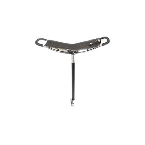 Bastón de caza de calidad, color negro con asiento ajustable Cover