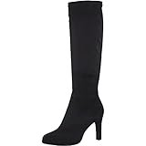 Tamaris Damen Klassische Stiefel, Frauen Stiefel,Comfort Lining,TOUCHit-Fußbett,Overknee-Boots,langschaftstiefel,elegant,Black,39 EU