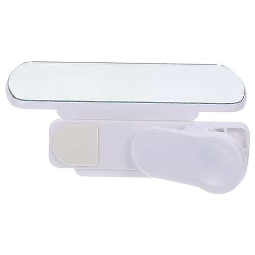 Homoyoyo Phone Camera Mirror Clip Smart Kit Reflection Camera Clip Selfie Reflector Phone Camera Mirror Clamp Mobile Phones PVC Travel Universal White Sky Mirror
