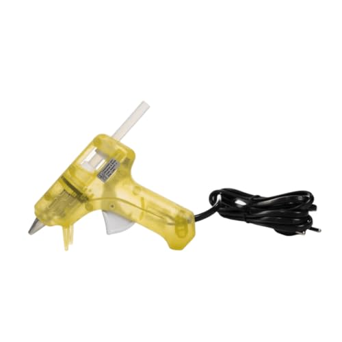 Pistola De Cola Quente Rhamos E Brito Amarela (8w/20w) Cor Amarelo 110v/220v