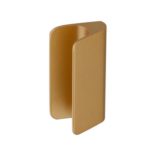 Image of MODIUS Cabinet Knob | Wardrobe & Drawer Knob | Cupboard Knob for Kitchen | Ceramic Gold Finish | Aluminium Cabinet Hardware | Pack of 1 (MS036256)