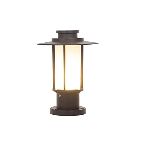 Lámpara de pie china para exteriores con diseño moderno de baliza y columna LED para jardín 2