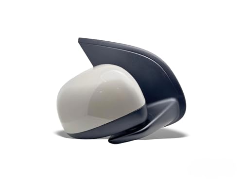 BSSTORE Specchietto Retrovisore Esterno Nero per Panda dal 2012 (312, 319) con Regolazione Manuale e Calotta Da Verniciare (Sinistra - Lato Guida)