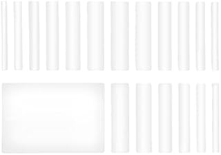 リングテープ リングストッパー リングアジャスター テープ 4色セット サイズ調節 サイズ調整 指輪 リング 用 (グレー・ホワイト・ブラック・ 透明) (透明)