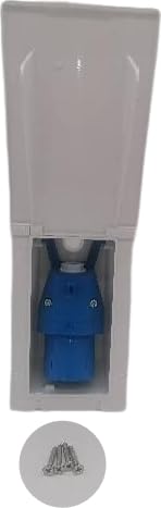CR-MOESANCO® Enchufe para caravanas CEE 230 / 16 polos de superficie de para exteriores con tapa abatible
