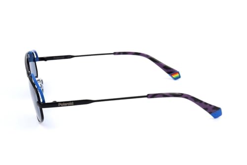Polaroid PLD 6130/S OY4 BLACK AZURE 55/18/145 UNISEX Sunglasses3