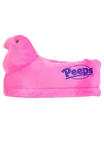 Easter Pink Peeps Plush Slippers for Adults - Soft Cozy House Shoes with Anti-Slip Soles - Easter Basket Stuffer L/XL4