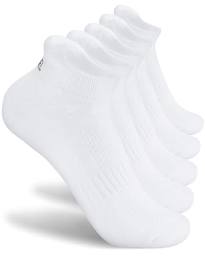 Image of Trusiel Women Ankle Compression Athletic Running Socks No Show Low Cut 5 Pairs