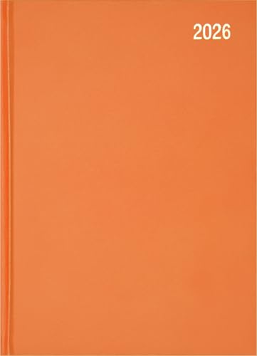 Star Note 2026 A5 Page a Day Diary Planner Daily Organiser - Orange