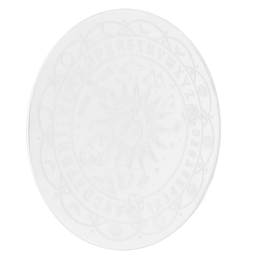 Planche à pendule spirituelle KOMBIUDA en acrylique blanc pour autel wiccan