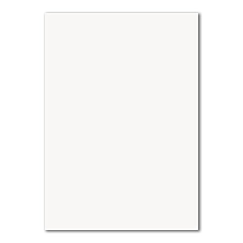 50 DIN A4 Papierbogen Planobogen -Hochweiß - 160 g/m² - 21 x 29,7 cm - Bastelbogen Ton-Papier Fotokarton Bastel-Papier Ton-Karton - FarbenFroh®