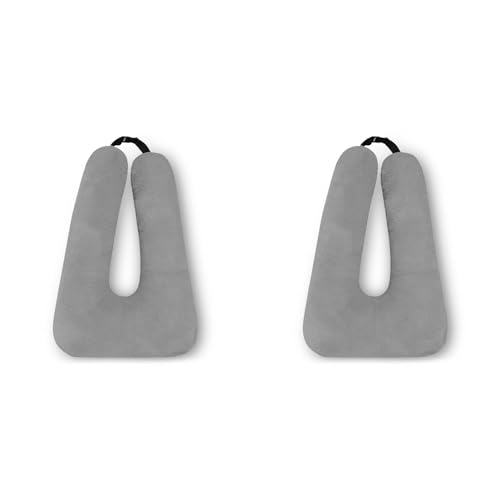 Oreiller de voyage pour voiture : lot de 2 coussins en U ergonomiques pour les vacances