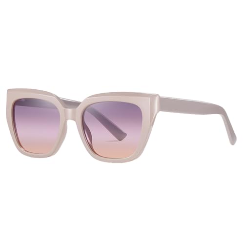 Lunettes de soleil carrées en acétate léopard marron au design chic