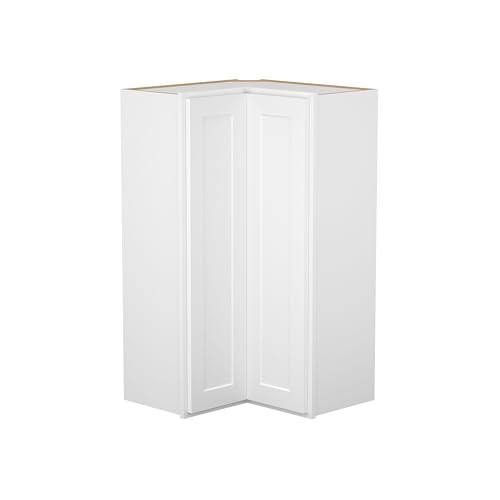Image of Furinno Shaker Wall Easy Reach Kitchen Cabinet, Ready to Assemble, 12 D x 24 W x 42 H, White