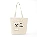 CafePress No Problem Llama Tote Bag Reusable Natural Beige Canvas Shopping Bag