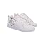 White M Silver