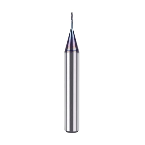 Image of SpeTool 1 /32 Inch Cutting Diamter Upcut Spiral Router Bit 1 /4 Inch Shank with TAC Coated Carbide CNC Router Bit End Mill Woodworking Slot Carving Engraving Tool