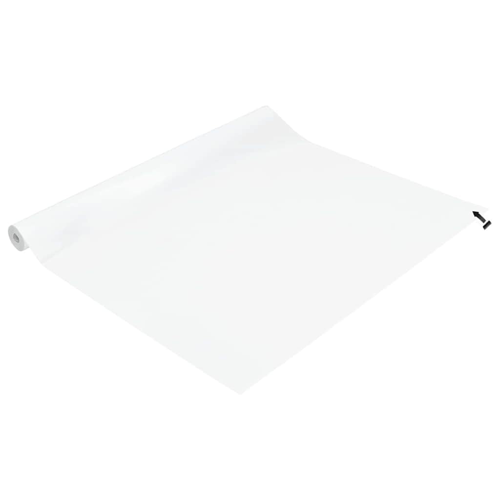 Solivagant Film de fenêtre Statique Blanc dépoli 90 x 2000 cm PVC,(3.28 KG)