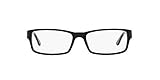 Polo Ralph Lauren Men's PH2065 Rectangular Prescription Eyewear Frames, Shiny Black/Demo Lens, 54 mm