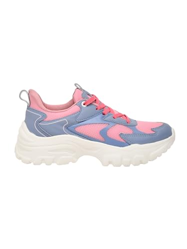Image of Impakto ChunkFlex Aura Women Chunky Sneaker | Lightweight & Breathable Upper | Comfortable Heel Support | Anti-Skid Outsole for Firm Grip