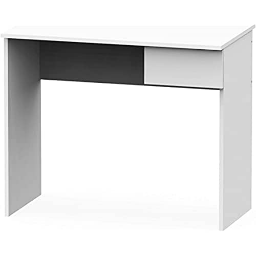 MUEBLES PITARCH | Escritorio, Mesa con Cajón de Ordenador, Juvenil de Estudio, Blanca, 75x90x50cm (Alto x Ancho x Fondo) Colección Tibet