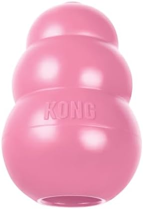 KONG - Puppy Toy Natural Teething Rubber - Fun to Chew, Chase and...