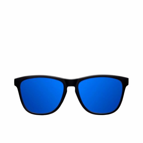 NORTHWEEK Creative Gafas de sol, Matte Black/Blue, 52 Unisex