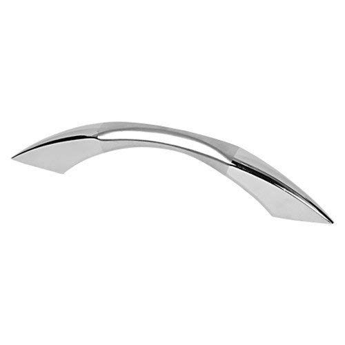 SANJARI 6 Inch Chrome Finish Stainless Steel Door/Cabinet/Drawer Handles Pack of 8 1