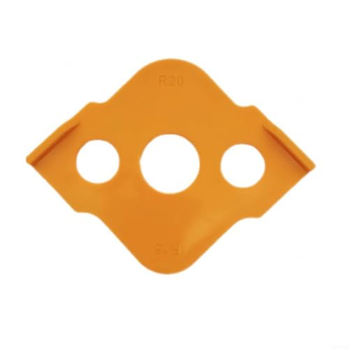 Ensemble de gabarits de défonceuse pour le travail du bois avec options de rayon R5 à R40 pour un arrondi précis des coins et un routage des bords (R15-R20)