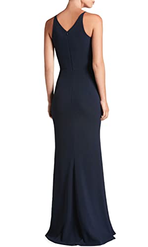 Iris Spaghetti Strap Plunging Long Dress3